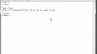 HTML Tutorial 04 - Hyper Link Pages