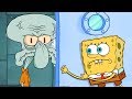 pongebob's Game Frenzy - SPONGEBOB DOOR SMASH SQUIDWARD Awesome FACE - Nicklodeon Kids Games