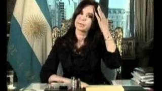 Cristina Kirchner agradeció al país por cadena nacional - 01-11-10