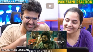 Pakistani Couple Reacts To Allu Arjun Fight Scene |Pushpa Ka Attitude and Swag | Pushpa: The Rise