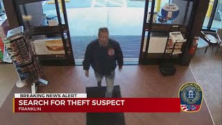 Search for theft suspect