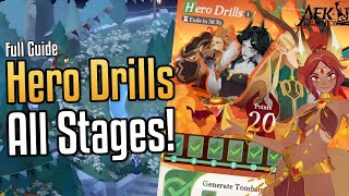 ALL Stages in Hero Drills No. 1 in Chains of Eternity! - AFK Journey