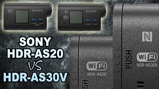 Sony Action Cam HDR-AS20 vs HDR-AS30V (Spec comparison)