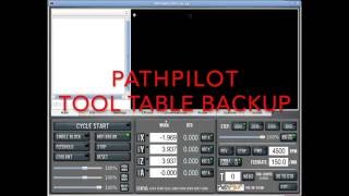 Tease: Path Pilot Tool Backup and Restore