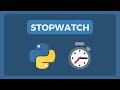 Create a Stopwatch GUI using Python and Tkinter | Tutorial For Beginners
