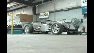 Testing a Shelby Cobra With Monster Transmission Ford AOD  on our In Floor Chassis Dyno