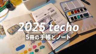 Schmincke paints and 2025 notebook ☕