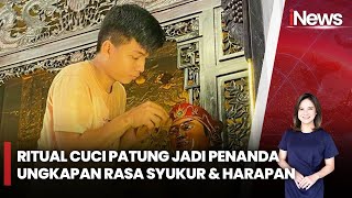 Jelang Perayaan Imlek, Patung-Patung dan Perlengkapan Ibadah Dibersihkan | iNews Siang | 28/01