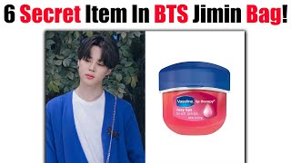 6 Secret Items In BTS Jimin Bag That Fans Never Know Before! 😮😱