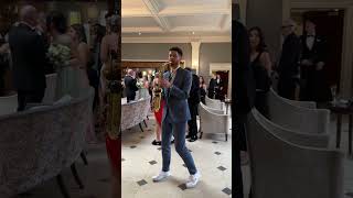 Sugar - Maroon 5 | James Sax at Rushton Hall, Northamptonshire #drinksreception #wedding