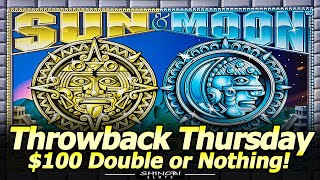 5 Symbol Trigger, 50 Free Games! Sun and Moon Slot, $100 Double or Nothing for Throwback Thursday