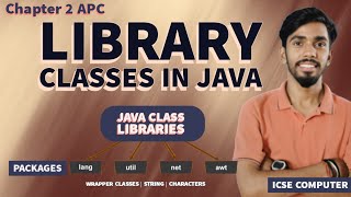 Master Java Programming: Unlock the Secrets of Library Classes in Part 01 | Computer Class 10 ICSE