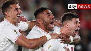 England's semi-final victory over the All Blacks