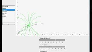 Firework modelizing with python
