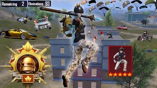 93 KILLS!😱OMG SUPER CRAZY RUSH GAMEPLAY🔥#pubgmobile😎SAMSUNG,A7,A8,J4,J5,J6,J7,J2,J3,XS,A3,A4