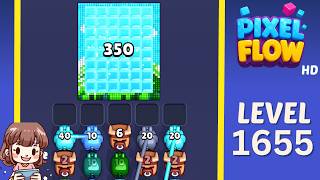 Pixel Flow Level 1655 Solution Walkthrough