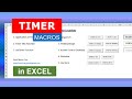 Timer Macros in Excel - All You Need to Know