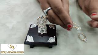 Siri jewellers Silver smallest  garland for gods .. can be used for 2 inch to 3 inch gods at home ..