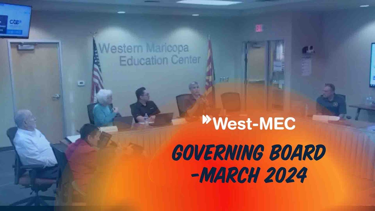 West MEC Governing Board Meeting - March 2024 - YouTube