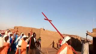 Dinka Padang’s traditional Christmas celebration Jebel Auwlia Khartoum Sudan.