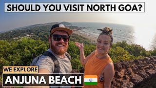 Should you visit North Goa? We explore Anjuna Beach Chapora Fort (India Travel Vlog)