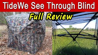 TideWe See Through Hunting Blind Review | Does It Really Work??