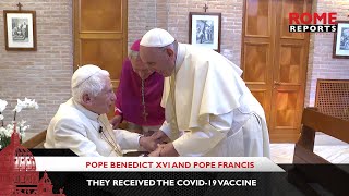 Vatican confirms that Pope Benedict XVI and Pope Francis received the Covid-19 vaccine