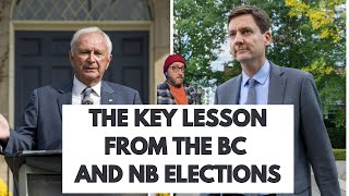 The Key Lesson From the BC and NB Elections