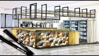 interior sketch (bar design)