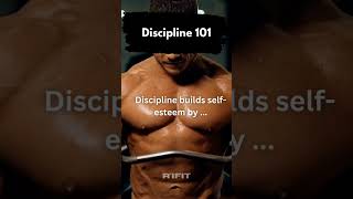 Discipline 101 #discipline #motivation #confidence #personalgrowth