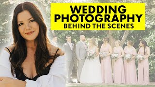 How My Wife Lindsay Photographs a Wedding Day. Behind the Scenes Wedding Photography.