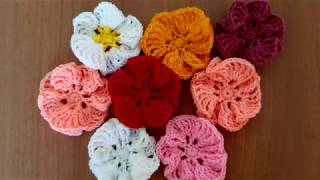 چۆنییەتی چنینی گوڵ How to crochet a flower