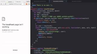 Server Side JavaScript - Auth orientdb 4 login