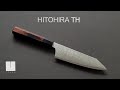 Hitohira Imojiya TH Damascus Bunka 180mm Pakka Handle Red