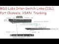 MDS Labs Inter-Switch Links (ISL), Port Channels, VSAN  Trunking