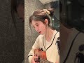 【鞠婧祎】尤克里里ukulele 彈唱《心牆》 20200428 weibo update