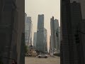 NYC covered in smoke from Canadian #Wildfires #shorts