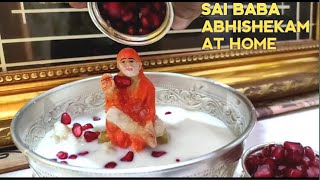 How to make sai baba Abhishek at home