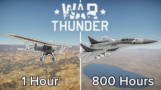 I Played 800 HOURS of War Thunder and got to TOP TIER