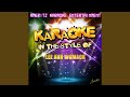 Never Again, Again (Karaoke Version)