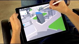 3D modeling a city on iPad with Shapr3D