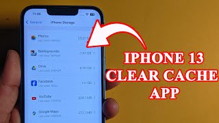 How to clear app cache on iphone 13