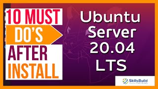 💥 10 Things You MUST DO After Installing Ubuntu Server 20.04 LTS
