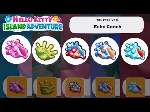 Where to find all the Echo Conches Hello Kitty Island Adventure