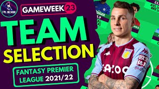 FPL GW23 TRANSFERS \u0026 TEAM SELECTION STREAM! HUGE DGW NEWS!!! Fantasy Premier League Tips 2021/22