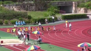 2016国体京都府第一次選考会・少年A男子100m 決勝