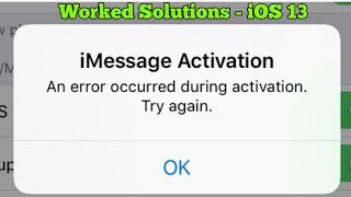 iPhone Stuck on Waiting for Activation An error occurred during activation iMessage iOS 15 - Fixed