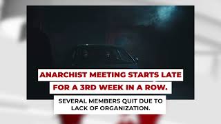 INSIGHT TONIGHT Breaking News - Anarchist meetings run late