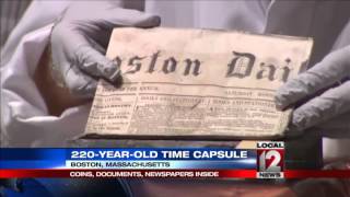 Boston time capsule opened, contents revealed