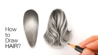 How to Draw Hair & Hairstyles - Straight vs. Wavy Hair